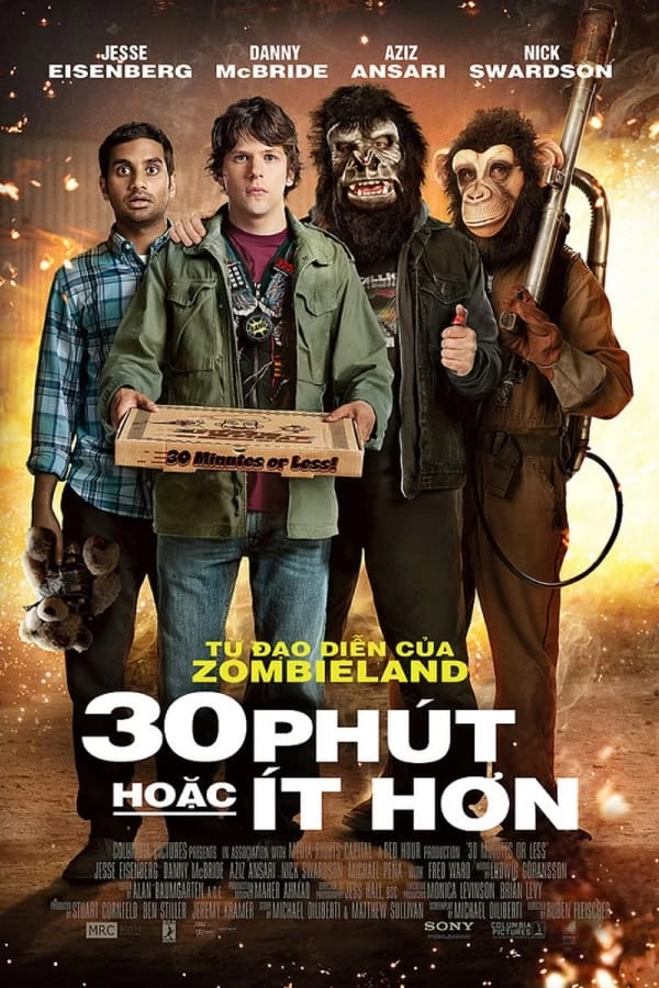 Xem phim 30 Phút Hoặc Ít Hơn - 30 Minutes or Less (2011)