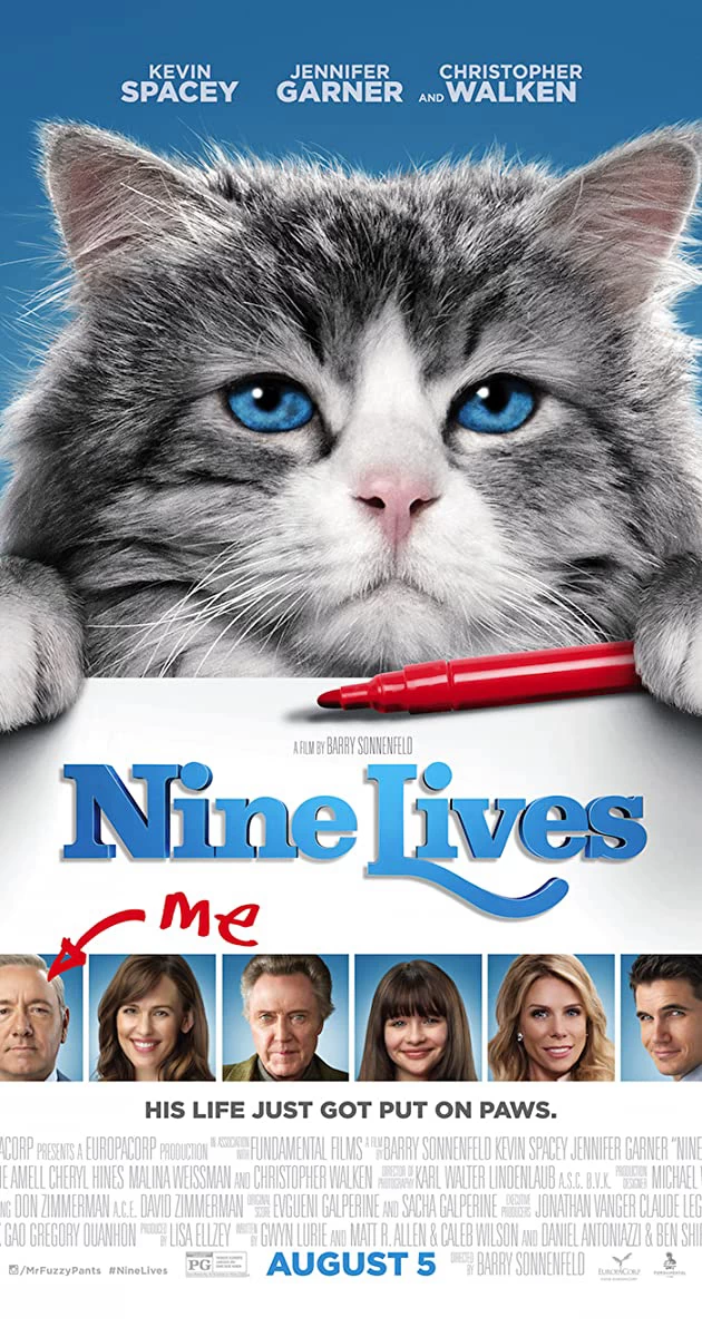 Xem phim Bố Tôi Là Mèo - Nine Lives (2016)