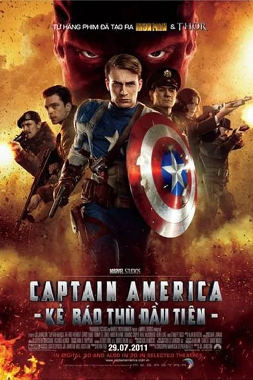 Xem phim Captain America: Kẻ Báo Thù Đầu Tiên - Captain America: The First Avenger (2011)