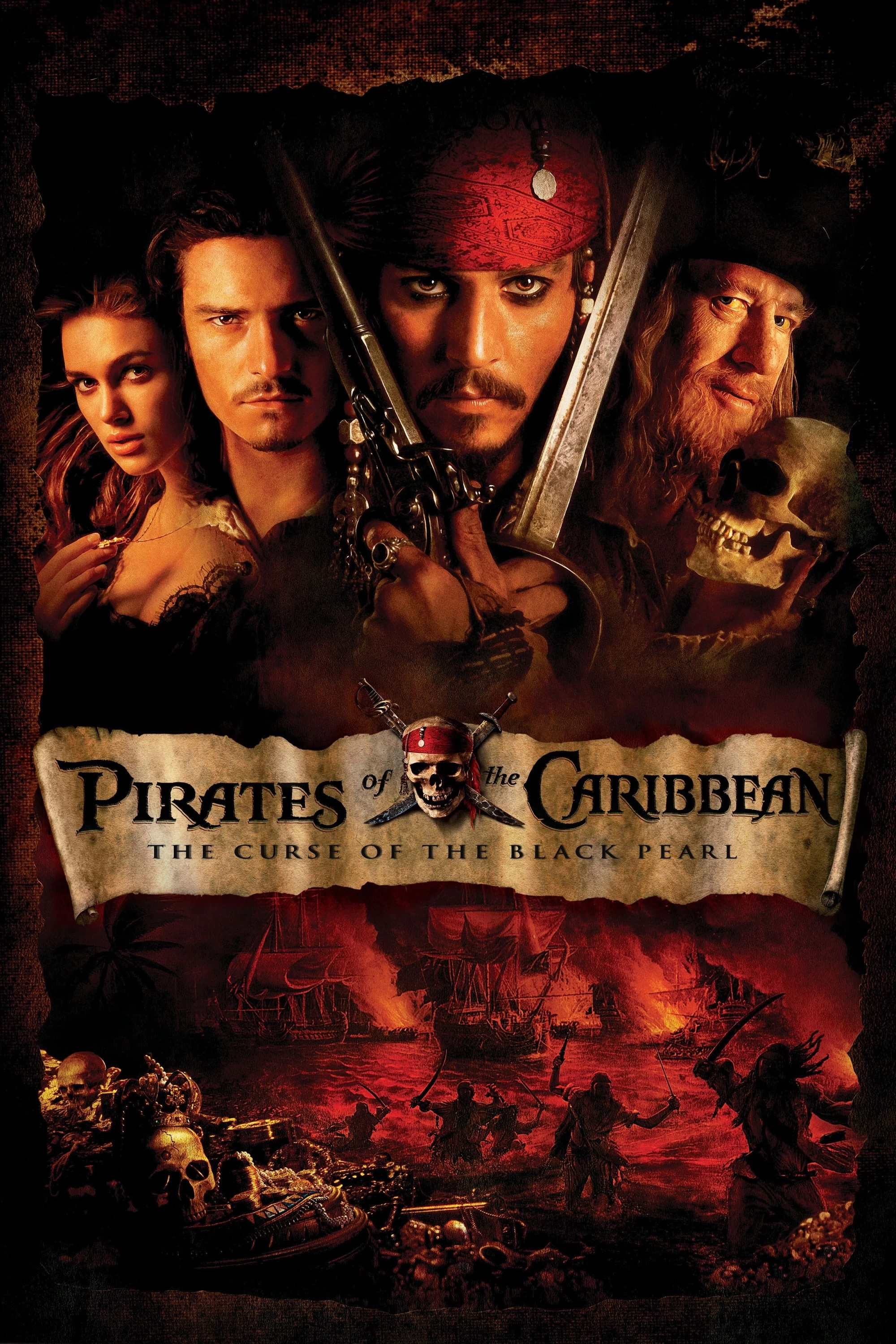 Xem phim Cướp Biển Vùng Caribbean: Lời Nguyền Tàu Ngọc Trai Đen - Pirates of the Caribbean: The Curse of the Black Pearl (2003)