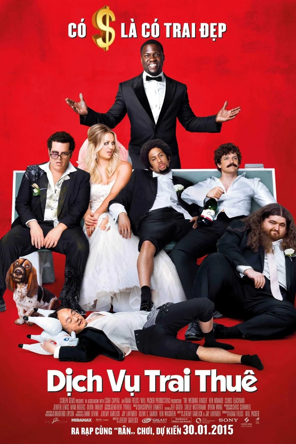 Xem phim Dịch Vụ Trai Thuê - The Wedding Ringer (2015)