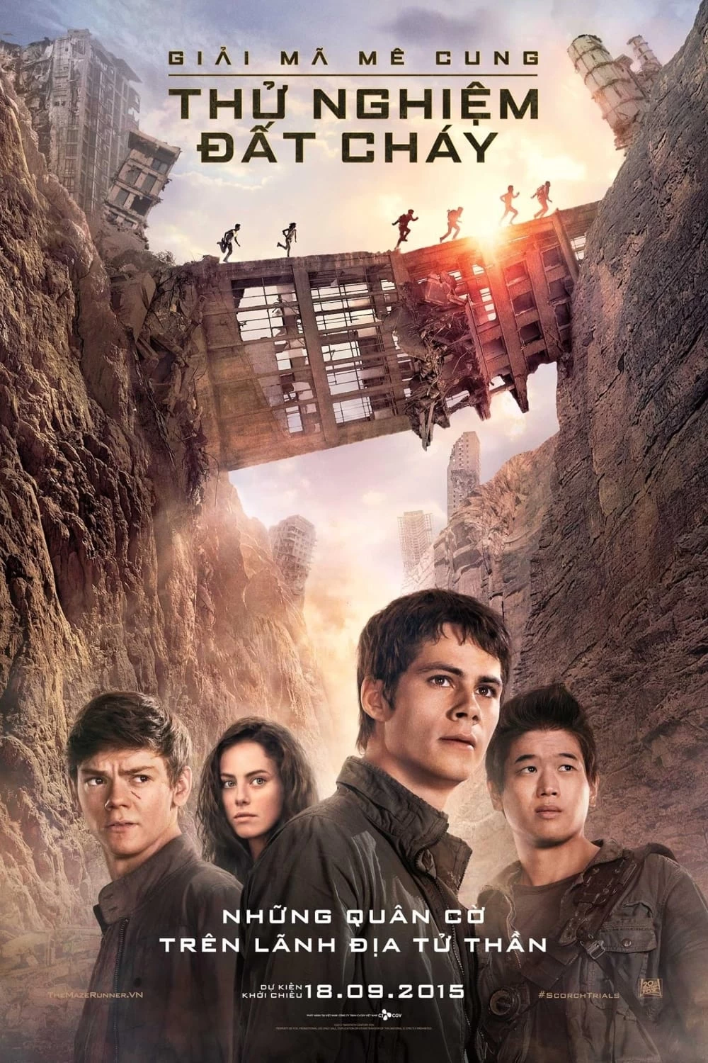 Xem phim Giải Mã Mê Cung: Thử Nghiệm Đất Cháy - Maze Runner: The Scorch Trials (2015)