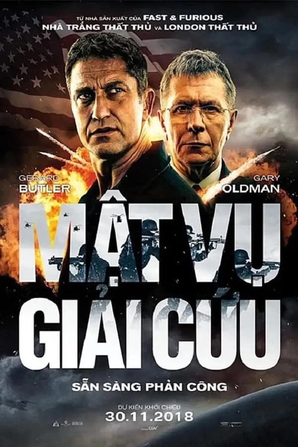 Xem phim Mật Vụ Giải Cứu - Hunter Killer (2018)