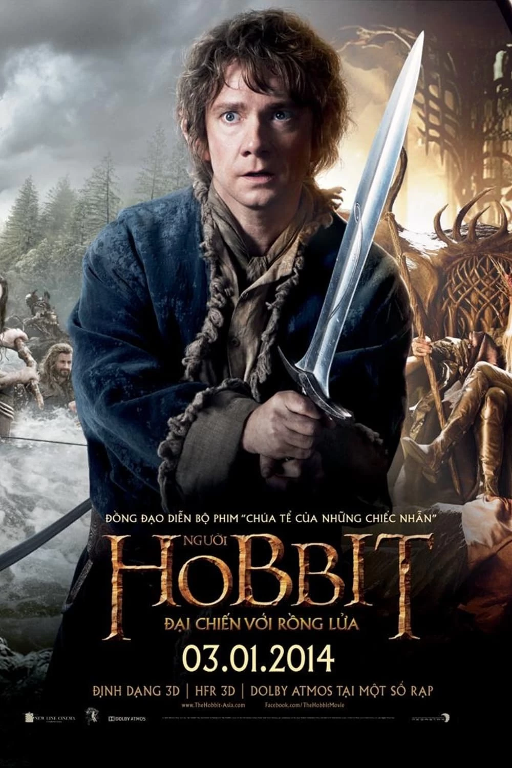 Xem phim Người Hobbit: Đại Chiến Với Rồng Lửa - The Hobbit: The Desolation of Smaug (2013)