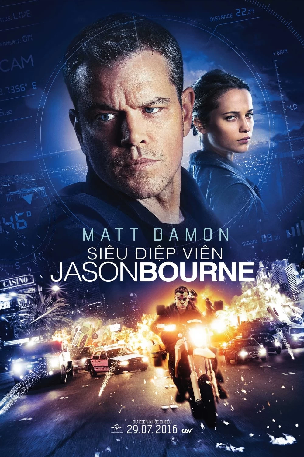 Xem phim Siêu Điệp Viên: Tái Xuất - Jason Bourne (2016)