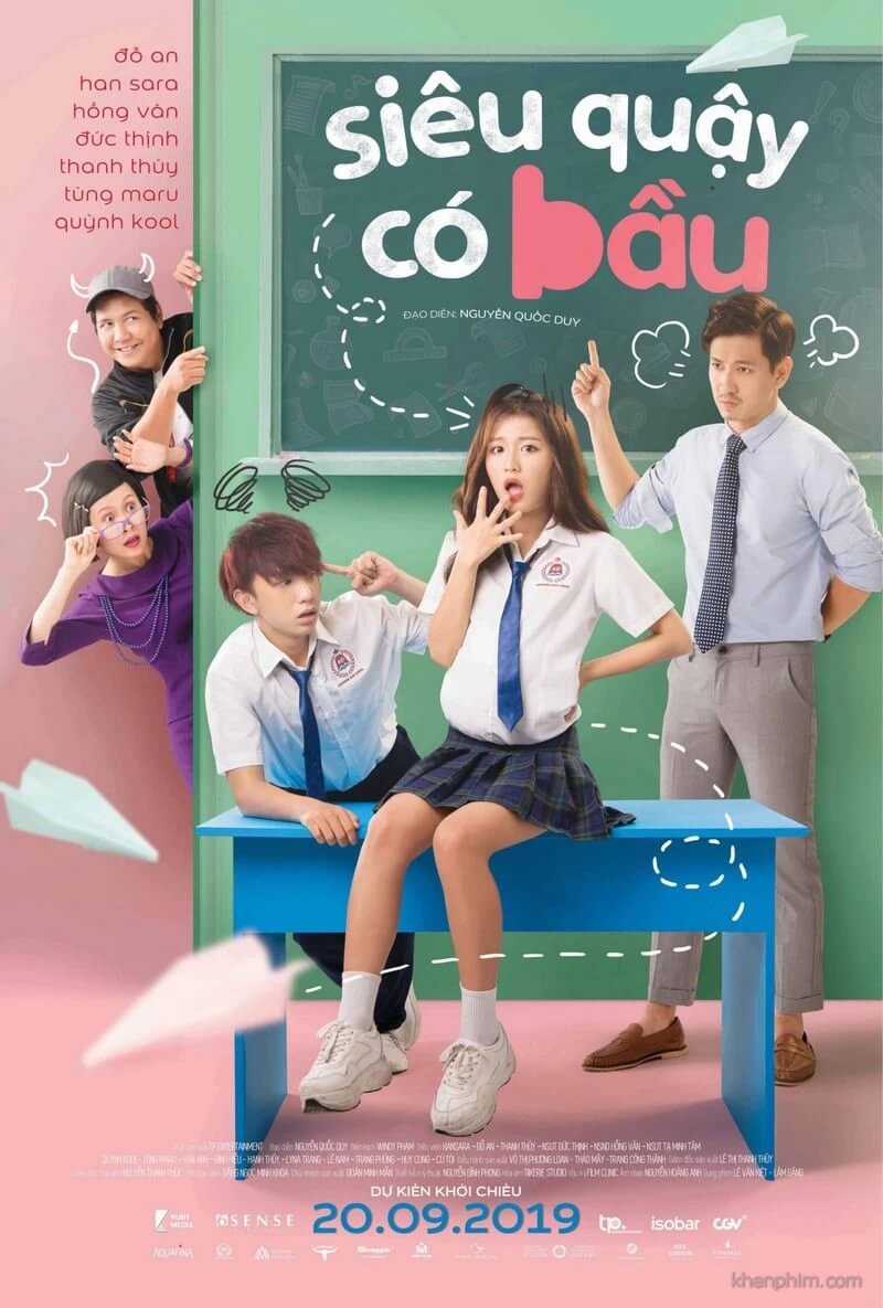 Xem phim Siêu Quậy Có Bầu - Naughty Teenager (2019)