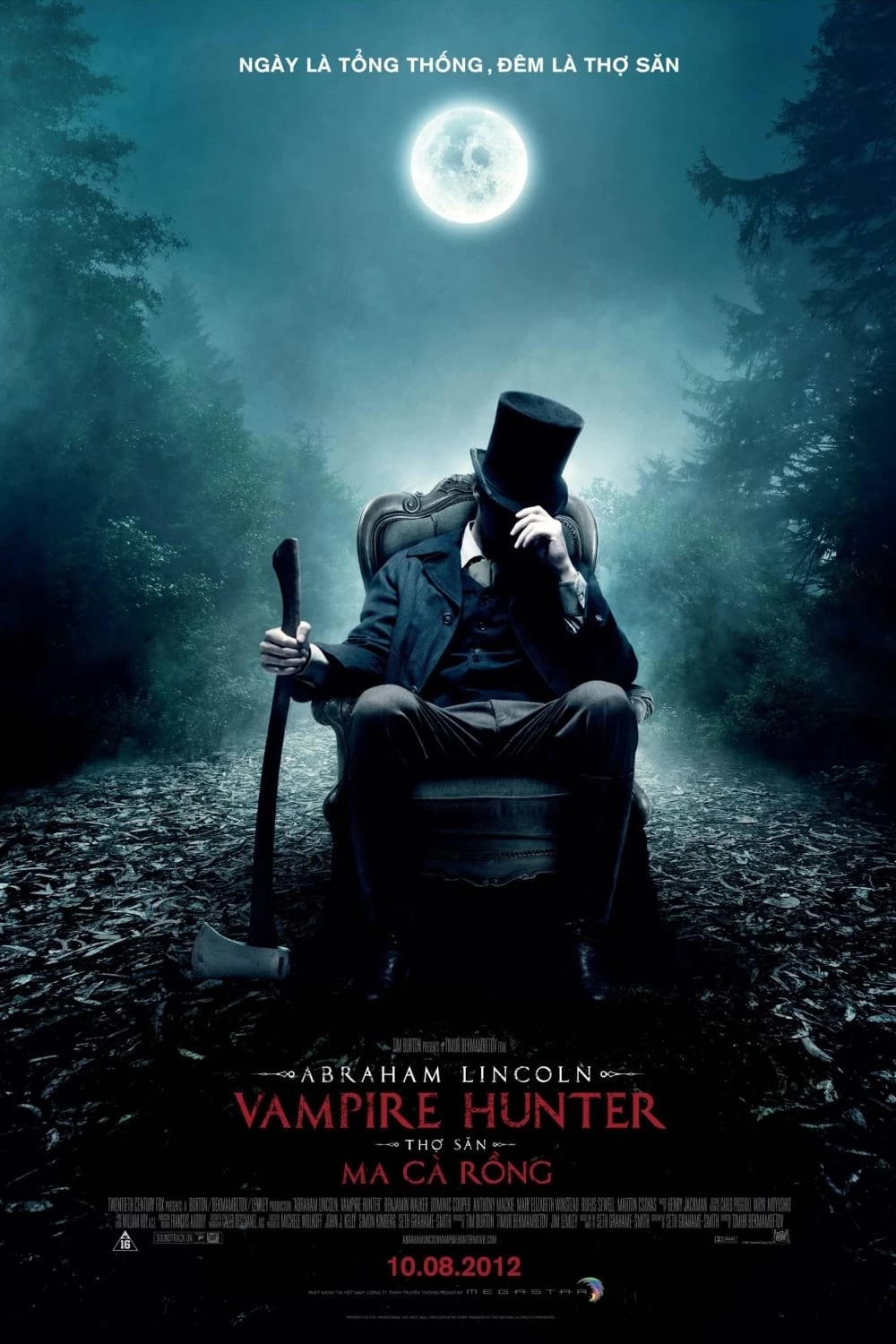 Xem phim Thợ Săn Ma Cà Rồng - Abraham Lincoln: Vampire Hunter (2012)