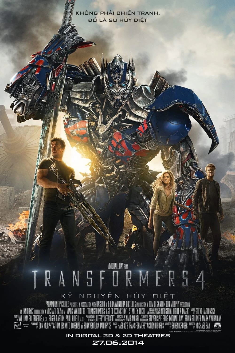 Xem phim Transformers: Kỷ Nguyên Hủy Diệt - Transformers: Age of Extinction (2014)